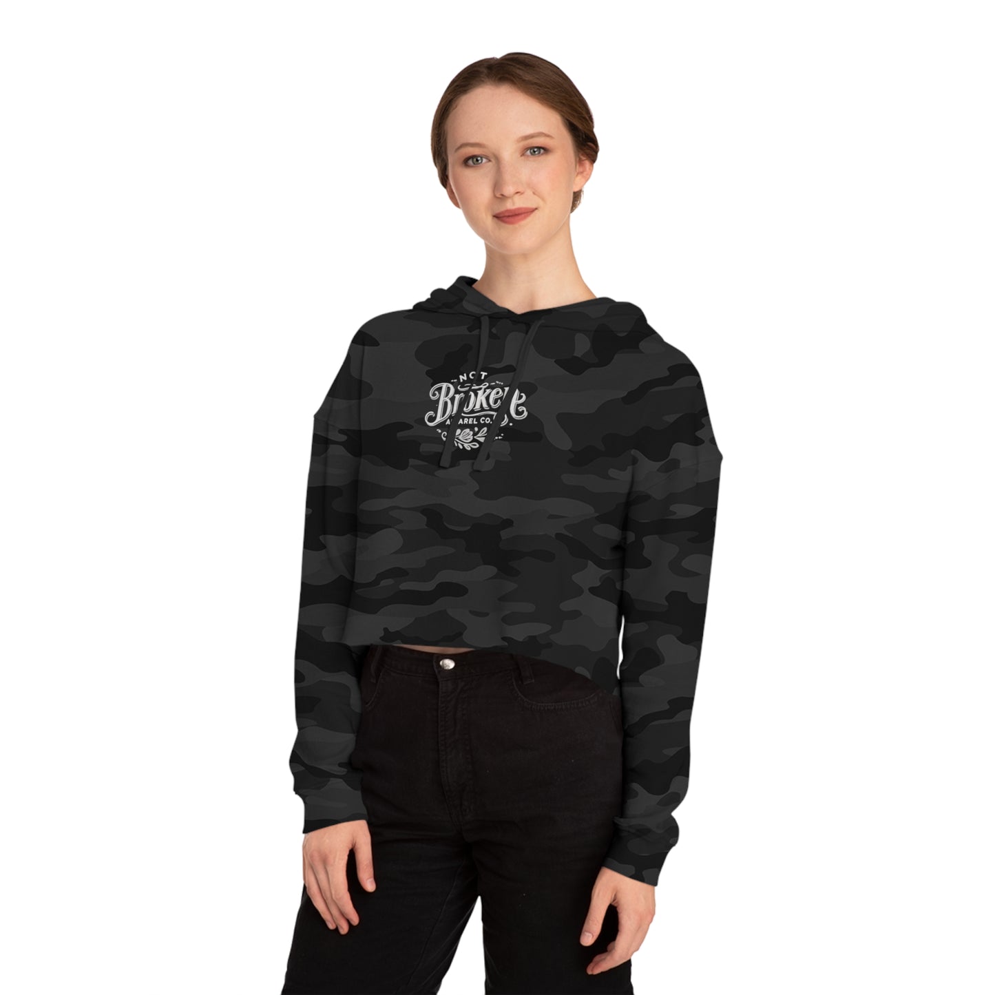Women’s Not Broken Cropped Hoodie