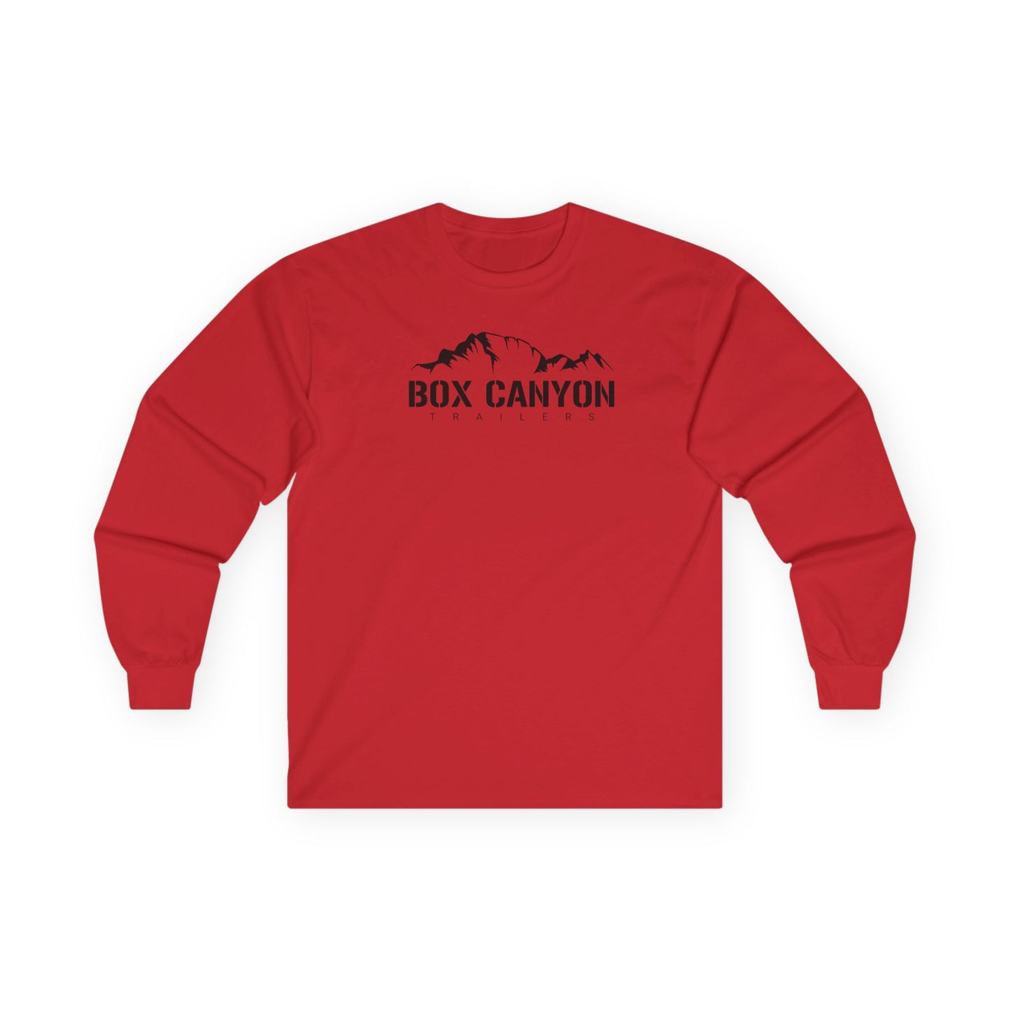 Box Canyon Trailers Long Sleeve Tee — Trailer Back